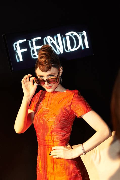 kiesza fendi color block party|Fendi Color Block eyewear collection with Kiesza .